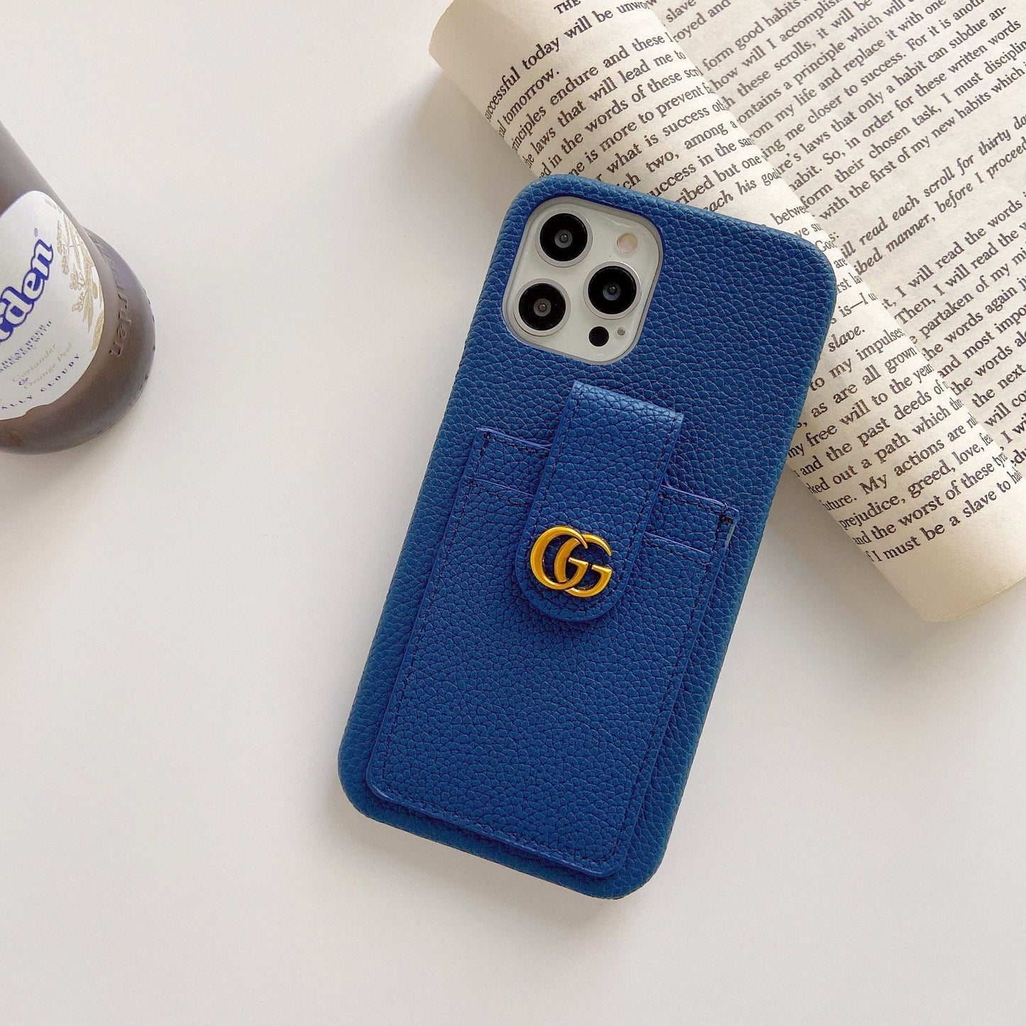 GG Button Design Phone Case For Samsung Galaxy S